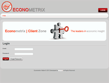 Tablet Screenshot of clientzone.econometrix.co.za