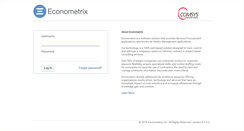 Desktop Screenshot of comsys.econometrix.com