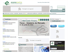 Tablet Screenshot of econometrix.com.br